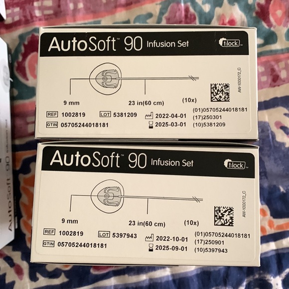 Tandem Autosoft 90 infusion sets 2 boxes x 10 per box - Picture 2 of 2
